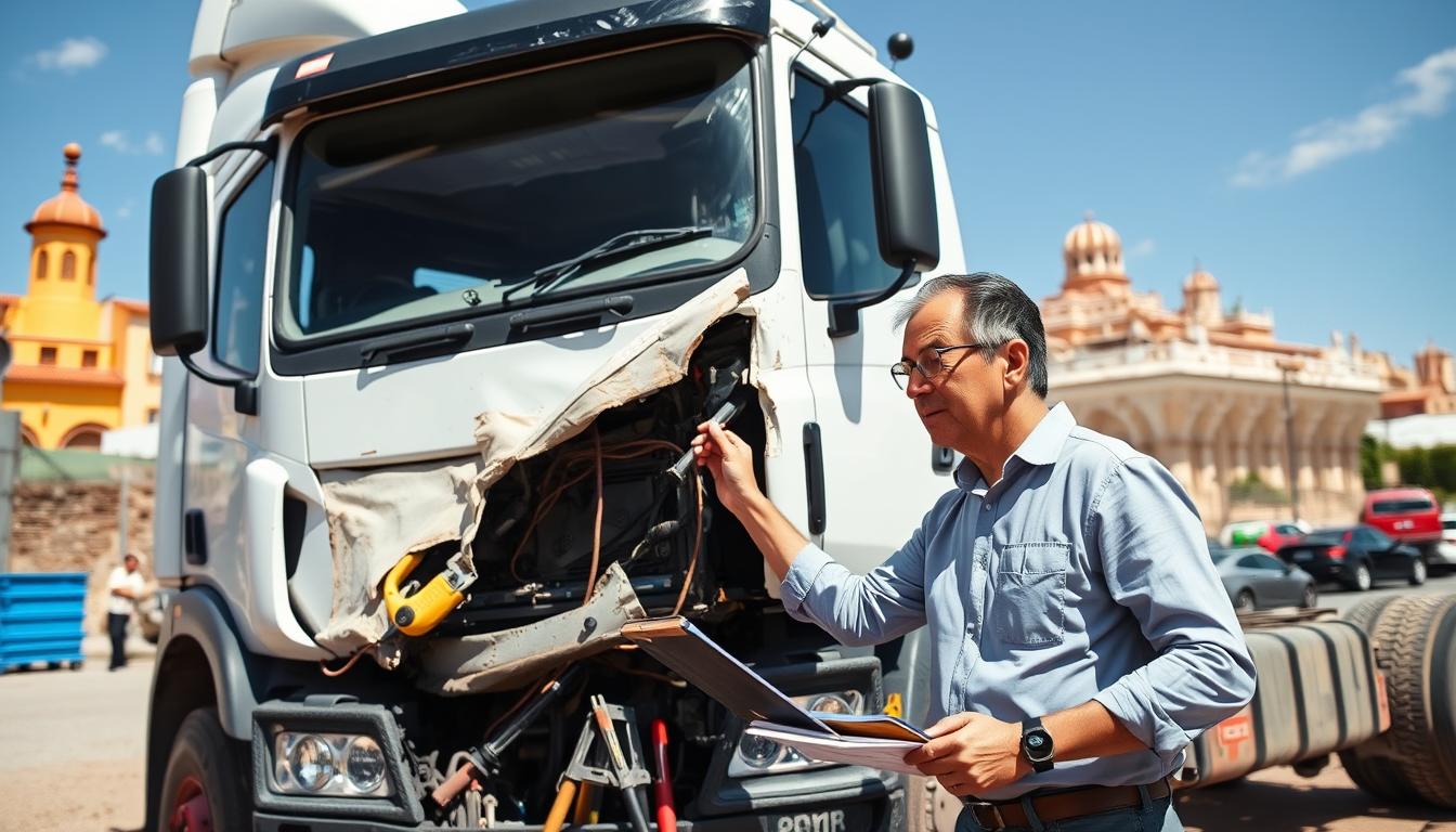lkw schadensgutachten experte spanien