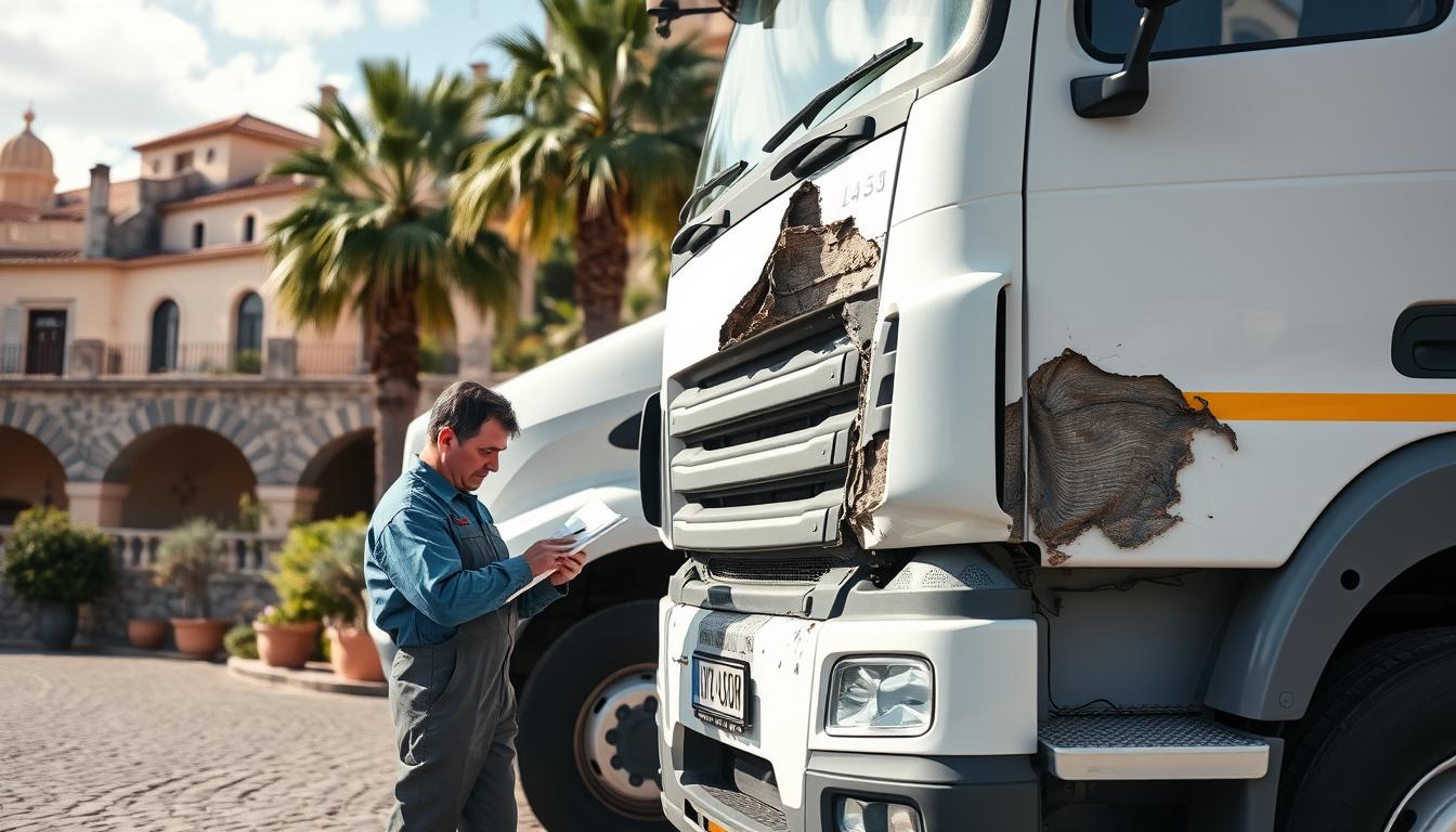 lkw schadengutachten spanien