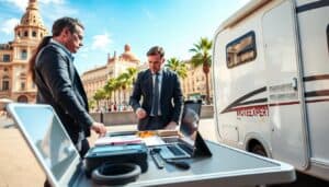 MOTOEXPERT camper damage valuation in Barcelona, Spain