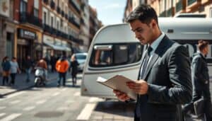 MOTOEXPERT caravan damage assessment in Madrid, Spain