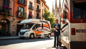 MOTOEXPERT motorhome damage report in Barcelona, Spain