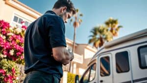 MOTOEXPERT camper water damage check in Malaga, Spain