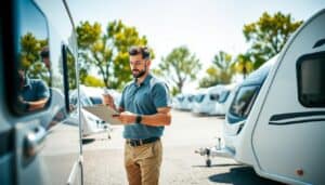 MOTOEXPERT caravan inspection service in Malaga, Spain