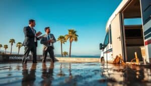 MOTOEXPERT motorhome flood damage valuation in Malaga, Spain