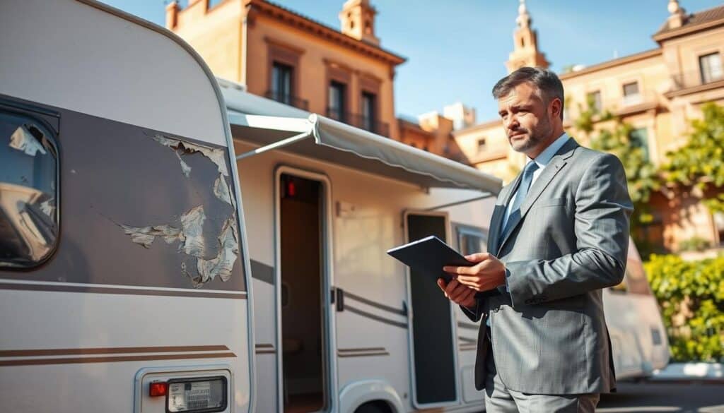 caravan damage evaluation Seville caravan damage evaluation Seville