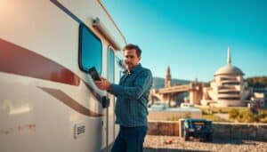 MOTOEXPERT camper water damage check in Bilbao, Spain