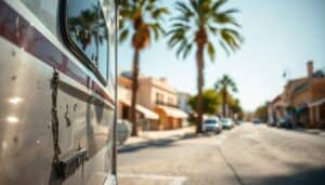 MOTOEXPERT caravan hail damage report in Alicante, Spain