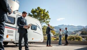 MOTOEXPERT caravan inspection service in Bilbao, Spain