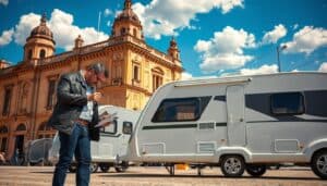 MOTOEXPERT caravan inspection service in Zaragoza, Spain