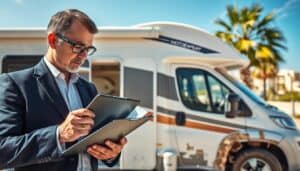 MOTOEXPERT motorhome flood damage valuation in Alicante, Spain