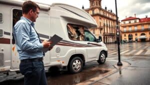 MOTOEXPERT motorhome flood damage valuation in Zaragoza, Spain