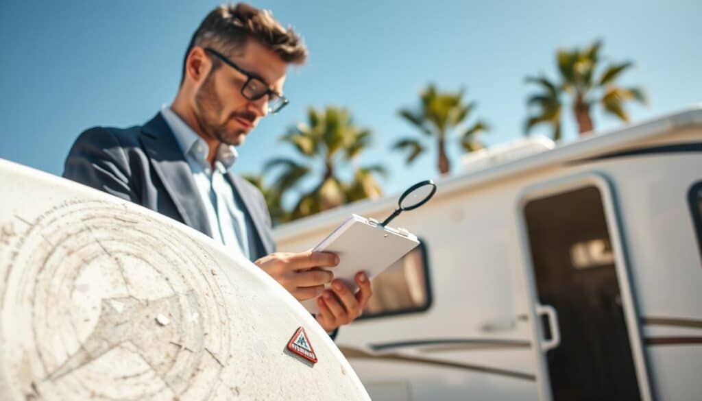 caravan hail damage inspection Murcia caravan hail damage inspection Murcia