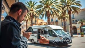 MOTOEXPERT camper water damage check in Palma, Spain