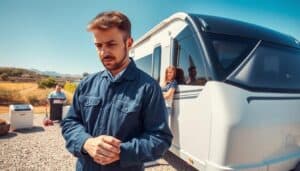 MOTOEXPERT caravan inspection service in Murcia, Spain