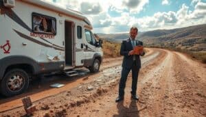 MOTOEXPERT motorhome flood damage valuation in Murcia, Spain