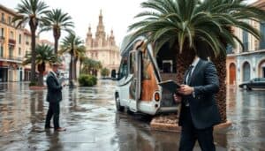 MOTOEXPERT motorhome flood damage valuation in Palma, Spain
