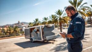 MOTOEXPERT trailer damage valuation in Palma, Spain